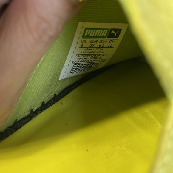 Fenty Puma by Rihanna Espandrille Sulphur Spring Blue Black Slip On Slides 8 - Picture 3 of 3